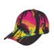 thumbnail image 1 of Fotbe Flamingo And Palm Trees At Sunset Gorro Clásico de Béisbol, Gorra Ajustable con Broche Snapback, Gorro de Exterior de Algodón Suave, 1 of 6