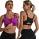 thumbnail image 5 of Sujetador deportivo de talla grande con cremallera y sin aros de acero para yoga, fitness, a prueba de golpes, ropa interior sin costuras para mujer, hermoso chaleco, 5 of 5