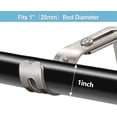 thumbnail image 3 of ColourTree Silver 4 Pack Adjustable Curtain Rod Bracket,Wall Bracket for Mount,Metal Curtain Rod Wall Bracket , Durable and Stable, 3 of 7