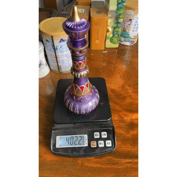 I Dream Of Jeannie Bottle From Mario-Della Casa-Second Season MIRRORED Purple Bottle!Pagoda Spirit Bottle Decoration Cheap Stuff Under 3 Dollar