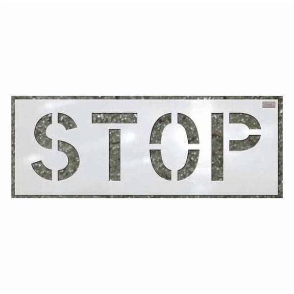 C.H. Hanson Stencil,Stop,24 x 12 In. 70063