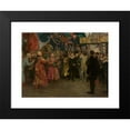 thumbnail image 2 of Teodor Axentowicz 14x11 Black Modern Framed Museum Art Print Titled - Polish Envoys Before Henry of Valois (1910), 2 of 5