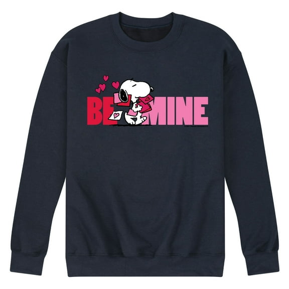 Peanuts - Be Mine - Men's Crew Fleece