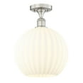 thumbnail image 7 of Innovations Lighting - White Venetian - 1 Light Semi-Flush Mount In Modern, 7 of 7