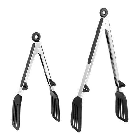 

2 Pack Kitchen Tongs Premium Stainless Steel Locking Cooking Tongs