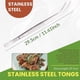 thumbnail image 4 of Stainless Steel Precision Kitchen Culinary Tweezer Tongs Long Tweezers Metal Tongs Chef Tweezers, 4 of 5