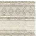 thumbnail image 5 of SAFAVIEH Natura York Geometric Striped Braided Jute Area Rug, Grey/Ivory, 5' x 8', 5 of 7