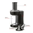 thumbnail image 4 of Starfrit Electric Spiralizer - Two blades - Large and small spirals - Food pusher - Great for vegetables - 60 W - Black, 4 of 5