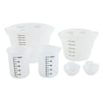 thumbnail image 1 of YOPTOP Ensemble de 6 Tasses à Mesurer en Silicone pour Résine Époxy Tasses de Mélange en Silicone pour Résine Échelle Réutilisable pour Bijoux de Moulage en Résine Époxy, 1 of 8