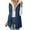 Navy, variant on Womens Mid Long Puffer Vest Sherpa Fleece Lined Thick Warm Hooded Sleeveless Quilted Jacket Winter Coat Outerwear (XL, Red)
