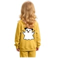 thumbnail image 5 of YDFCWXW Cotton Pullover Sweatshirts for Boys & Girls Kids Long Sleeve Casual Top Soft Breathable Fabric Versatile Halloween Costume (Yellow, 9-10 Years), 5 of 9