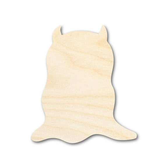 Unfinished Wood Jelly Monster Shape 5" / 1/8"