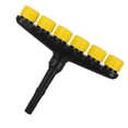 thumbnail image 1 of Advancent Boquillas de rociador de agua con múltiples orificios, aptas para regar verduras, jardín, boquilla de rociador útil Suministros de limpieza para el hogar Negro 6 cabezas Advancent HA039595-04, 1 of 6