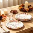 thumbnail image 4 of Tuvgenk Fall Pumpkin Paper Plates 16-Pack 7 inch Disposable Dinnerware for Thanksgiving and Autumn Parties, 4 of 6