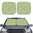 thumbnail image 2 of Sikiie Cute Shiba And Pumpkins Print Foldable Car Windshield Sun Visor, Car Window Sunshade Suitable for Sedan, SUV and Truck Car Accessories-Small, 2 of 6