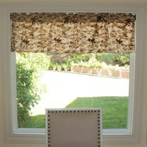 Cotton Window Valance Camouflage Print 58 Inch Wide Pixelated Desert Camouflage