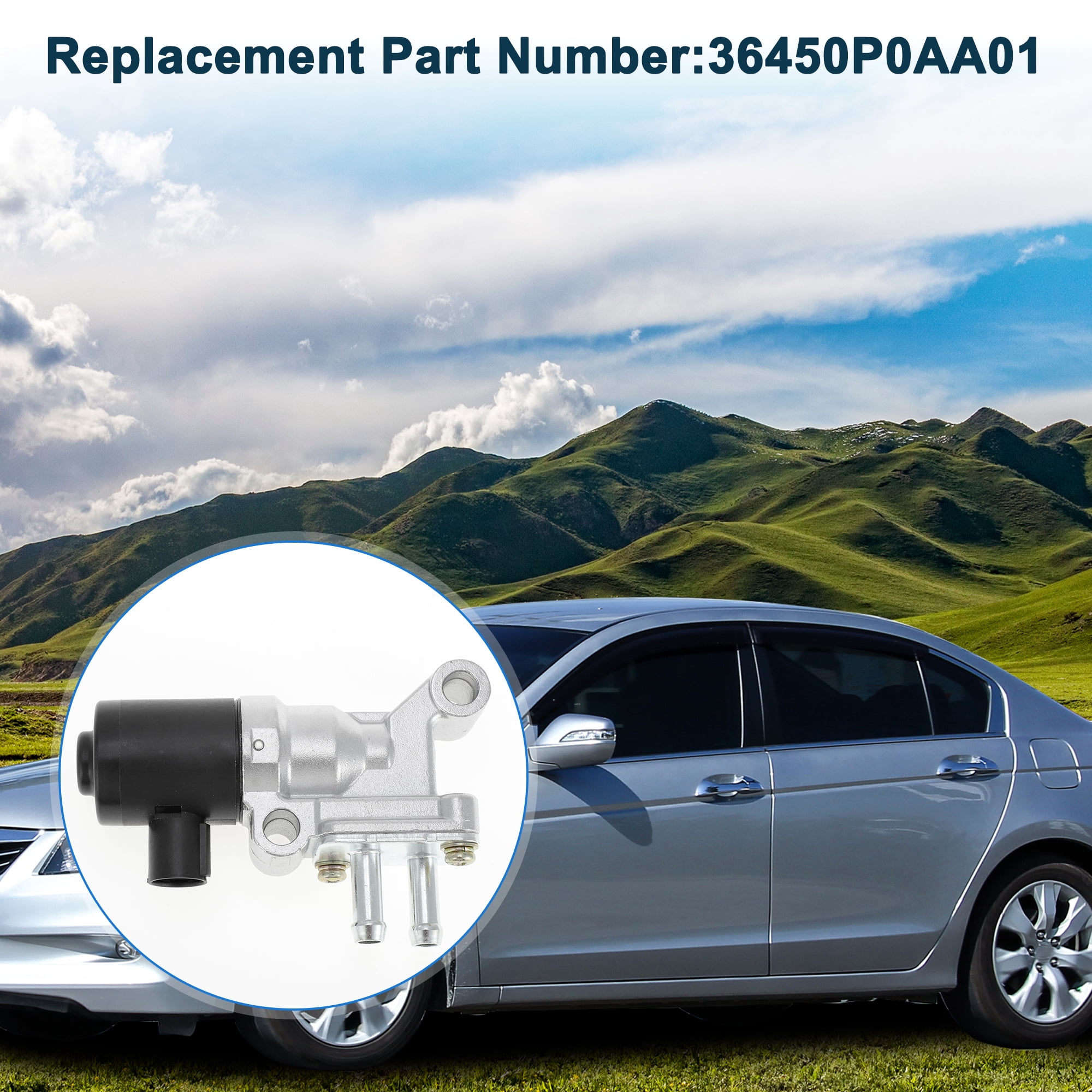 Car Idle Air Control Valve for Honda Accord 1994-1997 for Acura Integra 1998-2001 Replace No.36450P0AA01 IACV Idle Valve Idle Air Control Valve