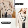 thumbnail image 5 of Crossbody Wallet Case for iPhone 15 Pro Max/15 Ultra, RFID Blocking Leather Purse Case with Card Holder, Protective Handbag Flip Cover with Zipper, 5 of 5