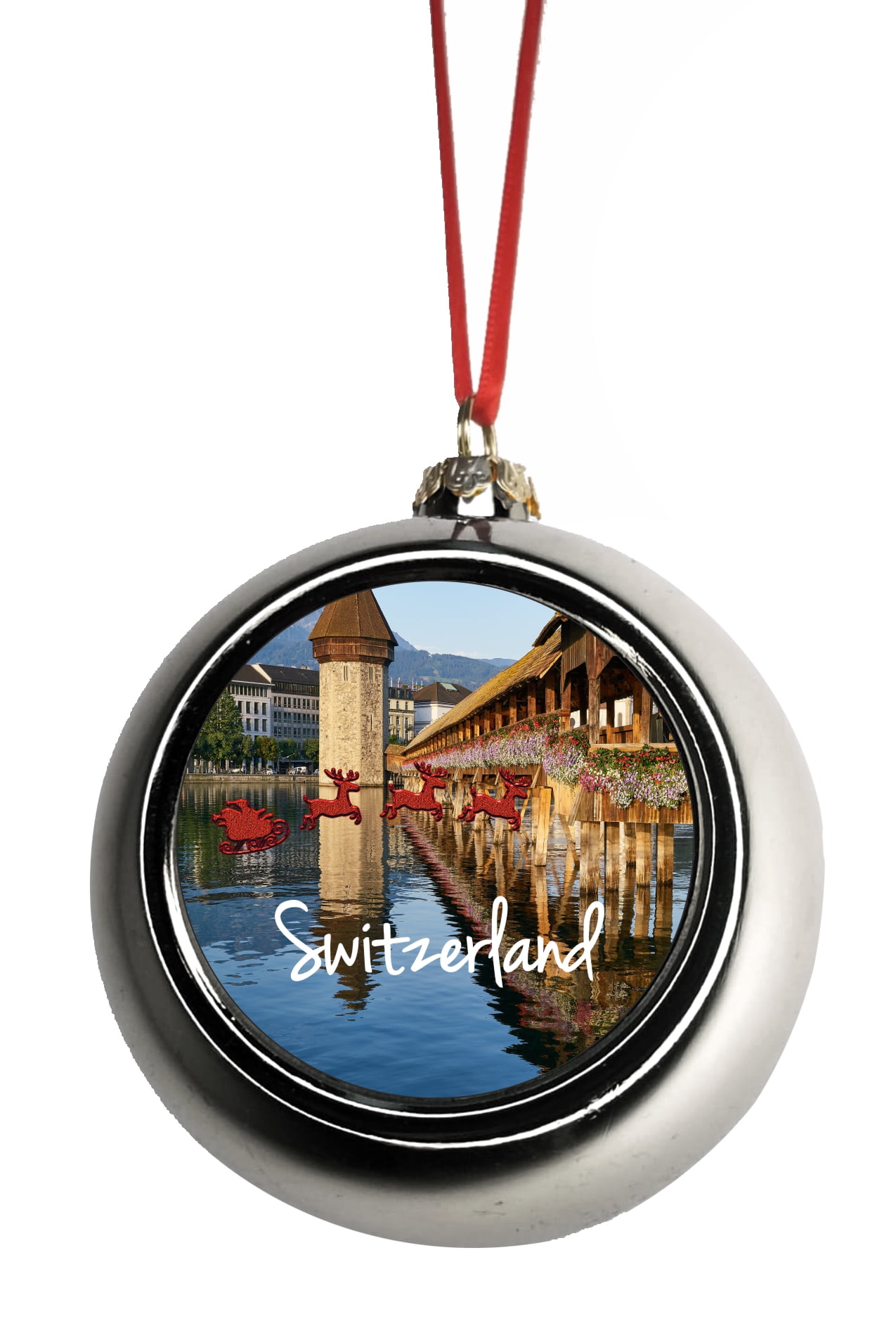 Switzerland Christmas Ornament Swiss Christmas Ornament Lucerne