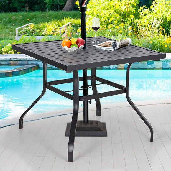 Metal Patio Table Umbrella Hole