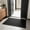 Black, variant on Wear-Proof Entrance Mat for Front Doors, 18" x 30" Polyester Anti-Skid Rubber Backing, Sand-Trapping Dirt-Removing Checkered Rug, Gray Red Yellow Black Entryway Floor Mat
