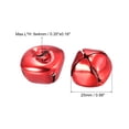 thumbnail image 2 of Jingle Bells, 1"(25mm) 8 Pack Small Bells for Crafts DIY Christmas, Red, 2 of 5