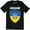 Black, variant on Ukrainian National Trident Ukraine Heritage National Day Mens T-Shirt