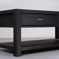 thumbnail image 4 of Grain Wood Furniture Montauk Coffee Table, Solid Wood with a Farmhouse Black Finish, 4 of 9