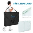 thumbnail image 4 of Cama De Masaje Ajustable Onof  MB-001 Cuadrada C/ Maletín Portátil Color Verde Menta, 4 of 9