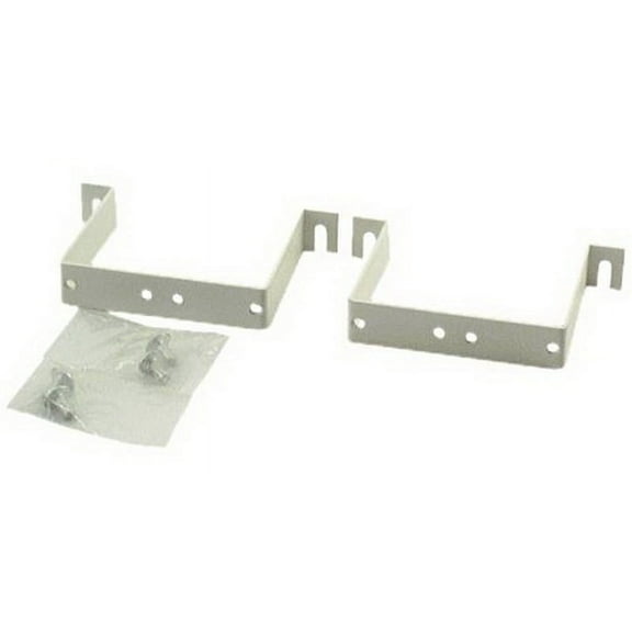 IEC PR0202W Economy Wall Bracket for Mounting Patch Panels to the Wall 6 x 19 x 3.5in (2U) White