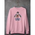 thumbnail image 3 of Be Positive Live Well Groovy Sweatshirt Women -Image by Shutterstock, Female 5X-Large, 3 of 4