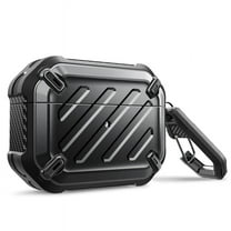 SUPCASE Unicorn Beetle Pro Series Case Designed for Airpods Pro, Full-Body Rugged Protective Case with Carabiner for Apple Airpods Pro (Black)