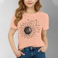 thumbnail image 4 of melon Red Lounge T Shirt for Kids Girl Boy Summer Fall Short Sleeve Boat Neck Spandex Butterfly Sunflower Floral Graphic Tops Shirt Child 2026 Clothes 14-15 Years, 4 of 4