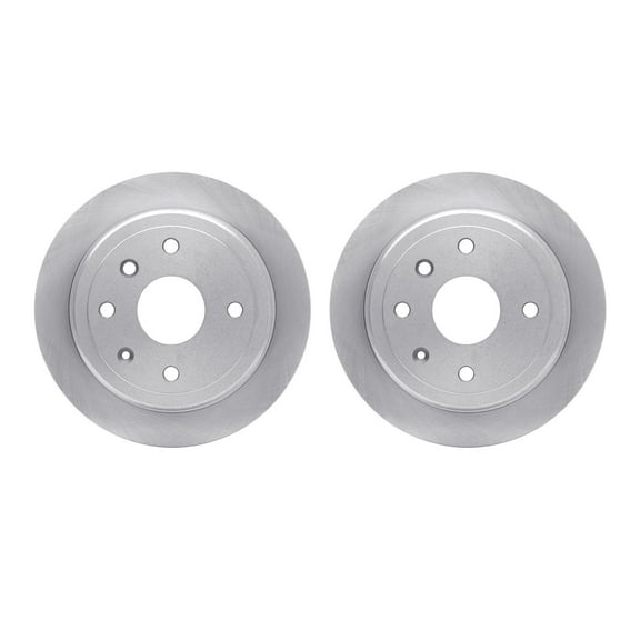 Dynamic Friction Company Rear Brake Rotors 6002-01011