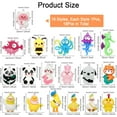 thumbnail image 2 of 1 Box 18Styles Big Silicone Bracelet Charms Rubber Bracelet Charms Big Pendants Globefish Jellyfish Octopus Pendants for Jewelry Necklace DIY Charm Bracelets, 2 of 6