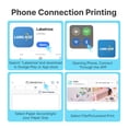 thumbnail image 6 of SWIFINT Portable Thermal Printer, Compatible with IOS Android Laptop, Pocket-Sized Mobile Printer for Office Home School Black, 6 of 8