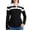 Black, variant on Women's Long Sleeve Polo Shirts Quarter-Zip Casual Slim Fit Lapel Neck Tops