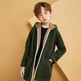 thumbnail image 7 of AIEOTT Boy's Casual Sherpa Hoodie Fleece Lined Zip Up Warm Jacket Kids Winter Zipper Sweater Hooded Coat, 7 of 7