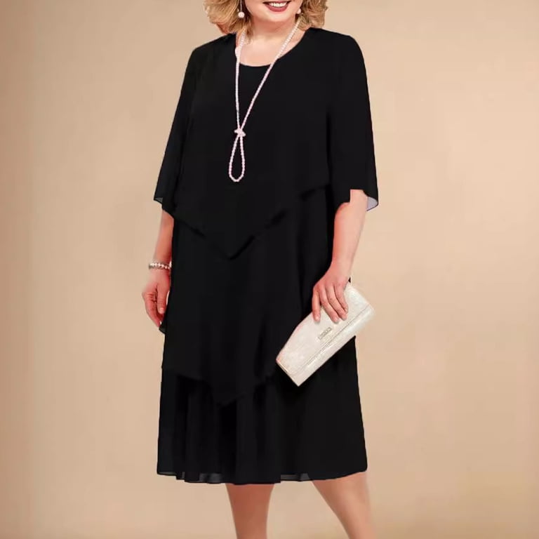 white christmas dresses Navy Polka Dot Tiered Midi Dress – Inherit Co