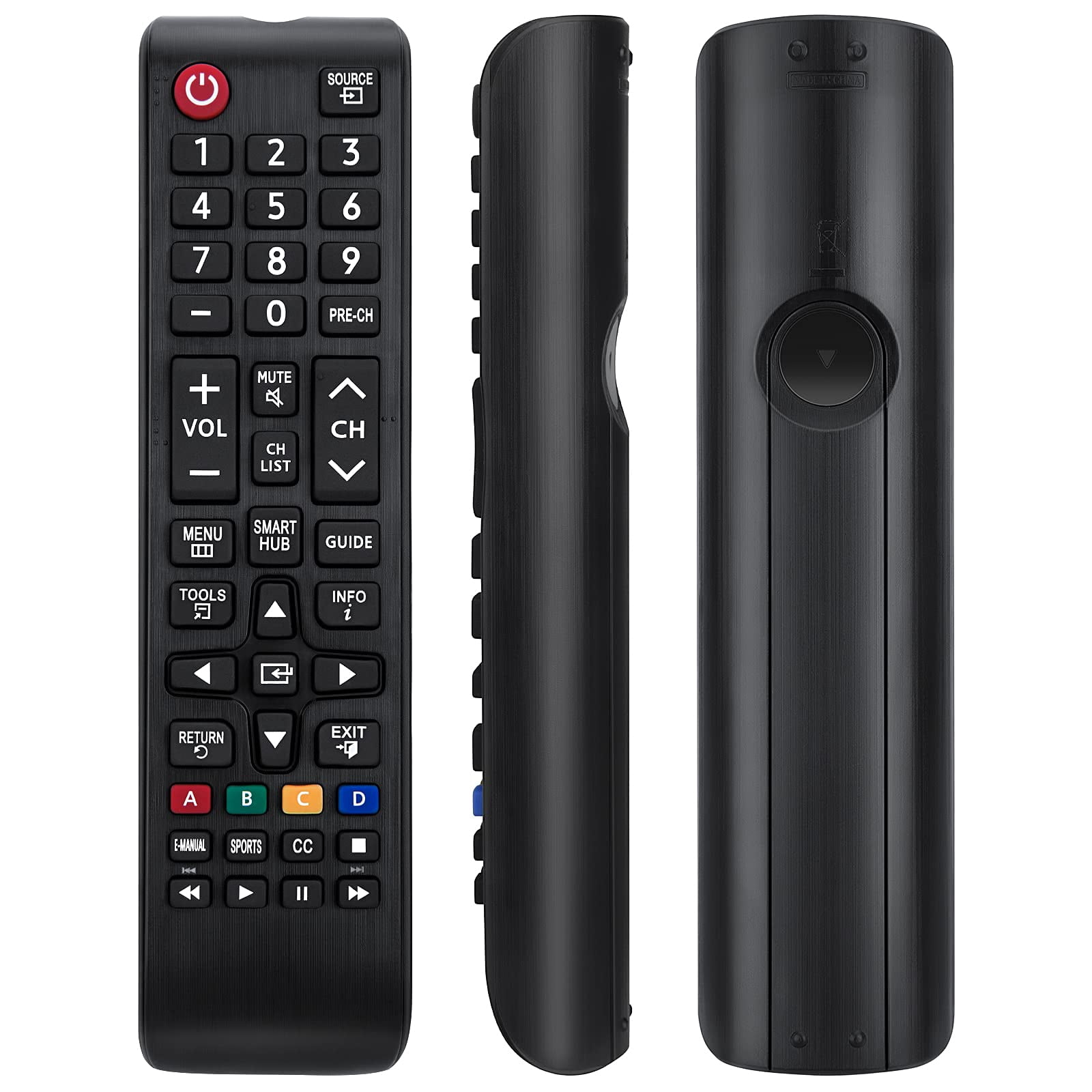 Remote Control For Samsung Tv Remote All Samsung Lcd Led Hdtv 3d Smart Tvs Models Walmart Com