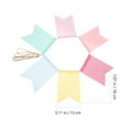 thumbnail image 3 of Color Dovetail Wedding Decorations for Ceremony Decorative Banner 2 Pcs The Bunting Linen Flag Flags, 3 of 6