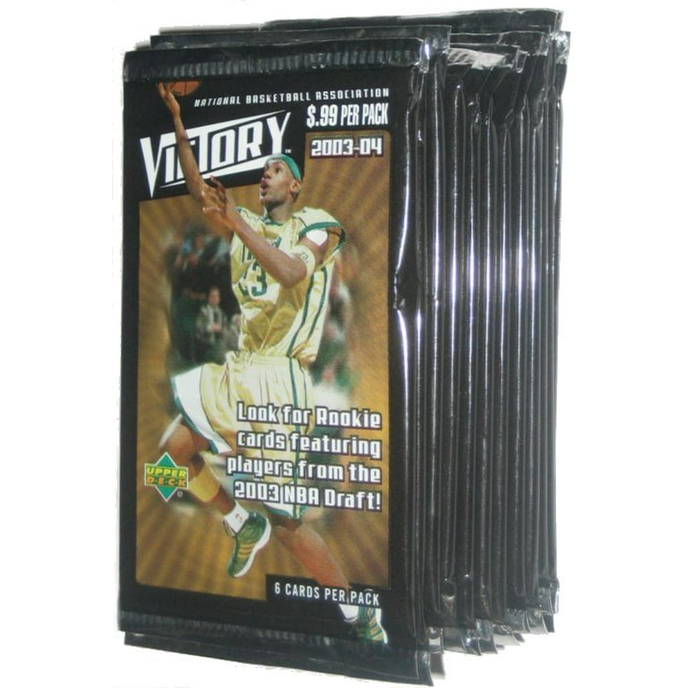 Upper Deck Victory 200304 NBA Basketball Card Packs (12 Sealed Packs