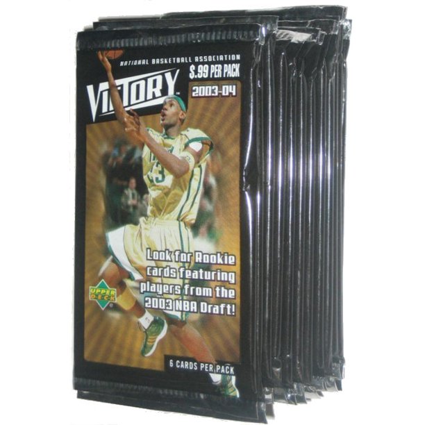 Upper Deck Victory 200304 NBA Basketball Card Packs (12 Sealed Packs
