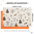 thumbnail image 6 of Yayeee Doormat for Inside 20"x32" Absorbent Low-Profile Washable Non-Slip Rubber Backed Entryway Rug, Beige Christmas Forest, 6 of 8