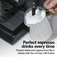 thumbnail image 3 of Hamilton Beach 15-Bar Espresso Machine, Slide & Lock Espresso Maker with Milk Frother, Black, 3 of 8