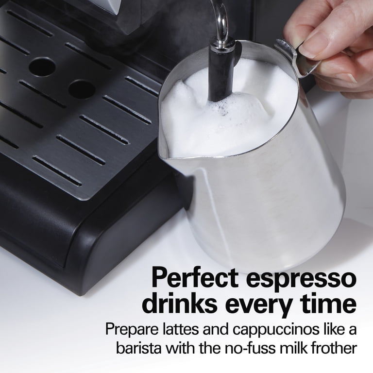 Hamilton Beach, Espresso Machine, 15-Bar, with Milk Frother