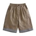 thumbnail image 2 of Ahuyic Athletic Shorts for Women,Womens Running Shorts,Fashion Womens Casual Elastic Loose Shorts Straight Wide Leg Trousers With Pocket Half Shorts Pants, 2 of 3