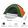 thumbnail image 2 of Kabnic 2/3 Person Camping Tent, Automatic Waterproof Family Tent - Easy Setup, Portable Windproof Dome for Hiking & Traveling, 2 of 6