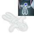 thumbnail image 1 of Señal de neón Con forma de astronauta Alimentado por USB Luz de neón LED con agujero para colgar Ahorro de energía Luces de pared Lámpara de noche para la habitación de los ANGGREK Otros, 1 of 8
