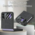 thumbnail image 4 of Cowithday for Samsung Z Flip 4 Cover, Full Body Case with Built-in Screen Protector Hard PC Ultra-Thin Anti-Scratch Shockproof Fliping Protective Phone Case for Samsung Galaxy Z Flip 4, Black, 4 of 8